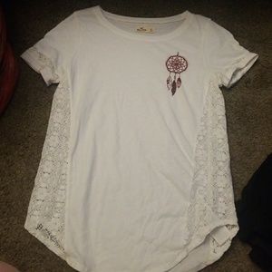 Dream catcher t shirt with lace